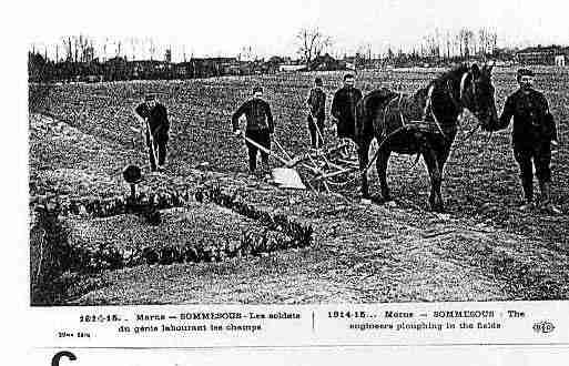 Ville de SOMMESOUS Carte postale ancienne