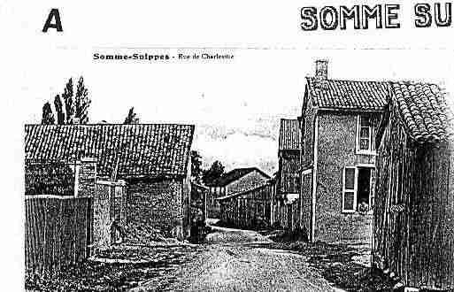 Ville de SOMMESUIPPE Carte postale ancienne