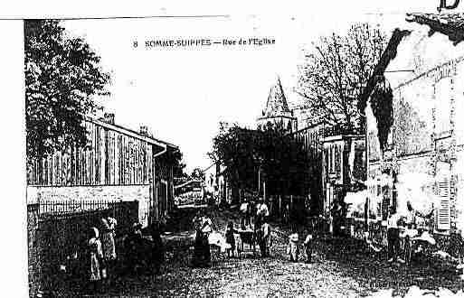 Ville de SOMMESUIPPE Carte postale ancienne