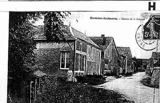 Ville de SOMMESUIPPE Carte postale ancienne