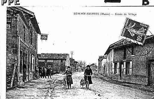 Ville de SOMMESUIPPE Carte postale ancienne