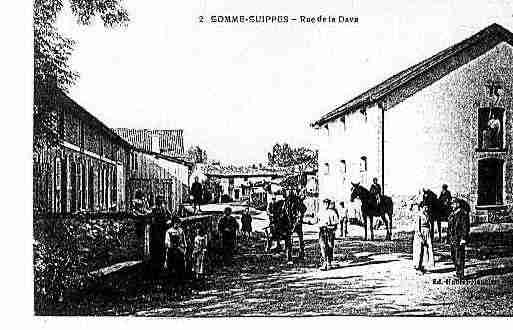 Ville de SOMMESUIPPE Carte postale ancienne