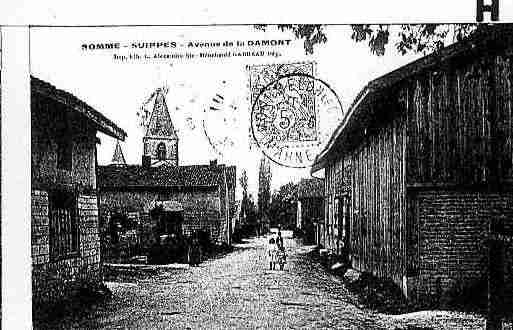 Ville de SOMMESUIPPE Carte postale ancienne