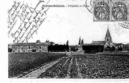 Ville de SOMMESUIPPE Carte postale ancienne