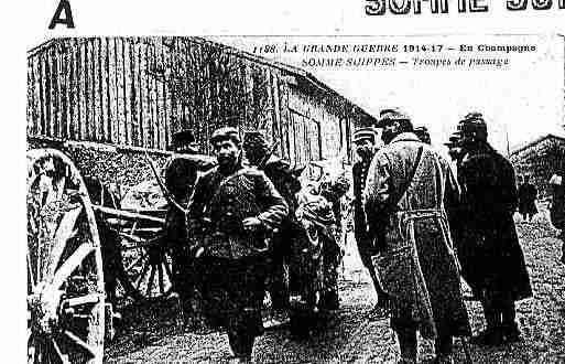 Ville de SOMMESUIPPE Carte postale ancienne