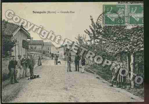 Ville de SOMPUIS Carte postale ancienne