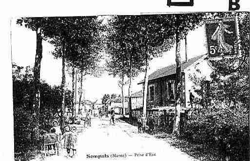 Ville de SOMPUIS Carte postale ancienne