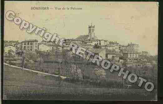 Ville de SORBIERS Carte postale ancienne