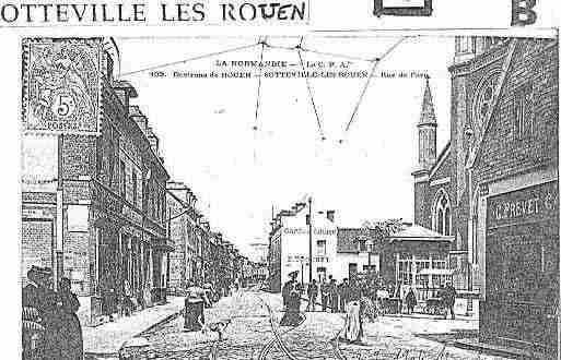Ville de SOTTEVILLELESROUEN Carte postale ancienne