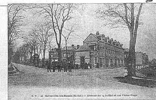 Ville de SOTTEVILLELESROUEN Carte postale ancienne