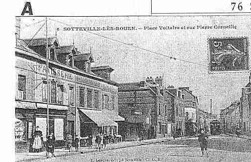 Ville de SOTTEVILLELESROUEN Carte postale ancienne