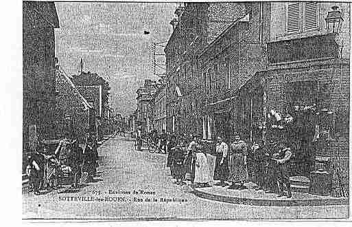 Ville de SOTTEVILLELESROUEN Carte postale ancienne