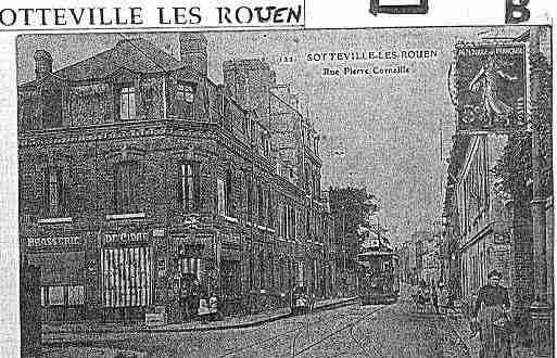 Ville de SOTTEVILLELESROUEN Carte postale ancienne