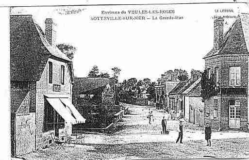 Ville de SOTTEVILLESURMER Carte postale ancienne