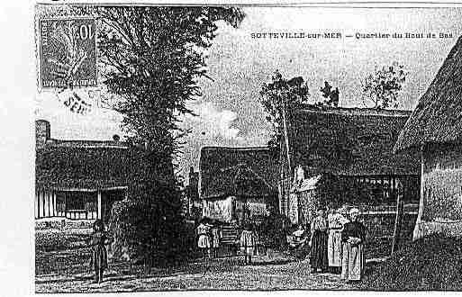 Ville de SOTTEVILLESURMER Carte postale ancienne