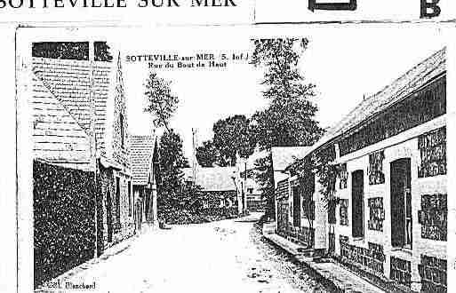 Ville de SOTTEVILLESURMER Carte postale ancienne