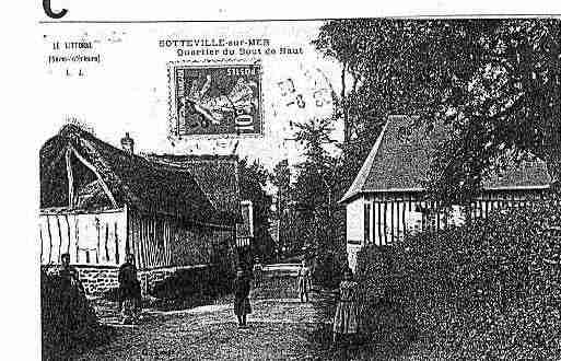Ville de SOTTEVILLESURMER Carte postale ancienne