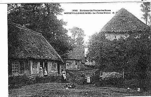 Ville de SOTTEVILLESURMER Carte postale ancienne