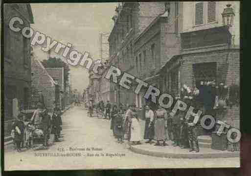 Ville de SOTTEVILLESURMER Carte postale ancienne