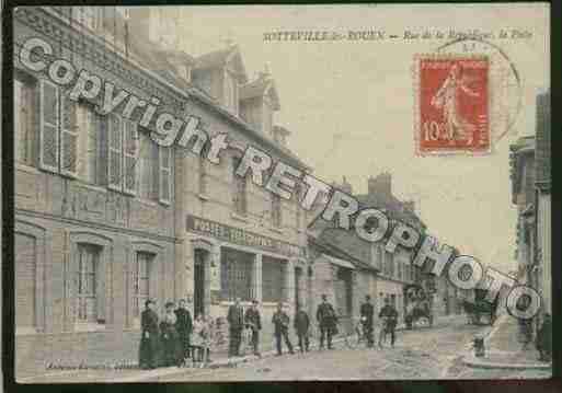 Ville de SOTTEVILLESURMER Carte postale ancienne