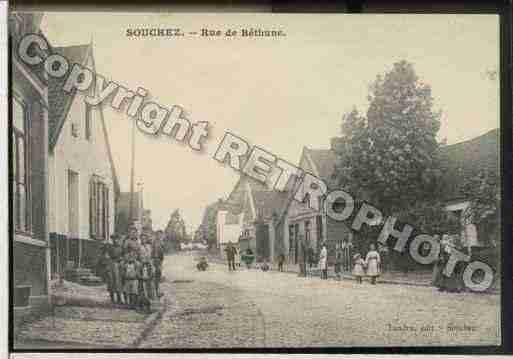 Ville de SOUCHEZ Carte postale ancienne