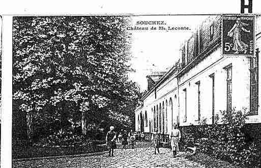 Ville de SOUCHEZ Carte postale ancienne