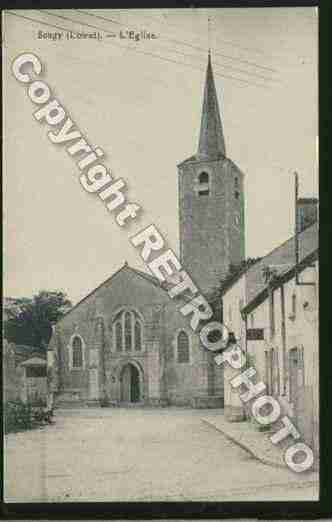 Ville de SOUGY Carte postale ancienne