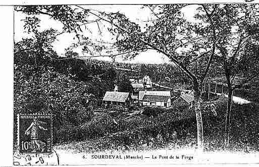 Ville de SOURDEVAL Carte postale ancienne