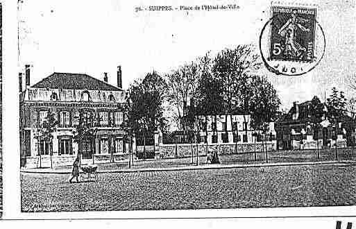 Ville de SUIPPES Carte postale ancienne