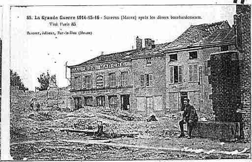 Ville de SUIPPES Carte postale ancienne Ville de SUIPPES Carte postale ancienne