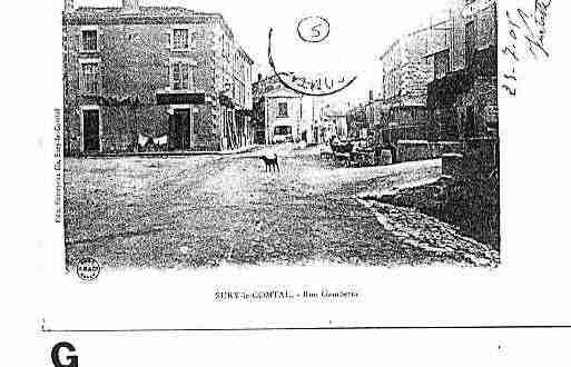 Ville de SURYLECOMTAL Carte postale ancienne