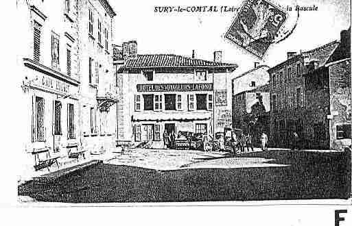 Ville de SURYLECOMTAL Carte postale ancienne