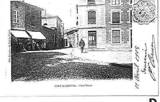 Ville de SURYLECOMTAL Carte postale ancienne
