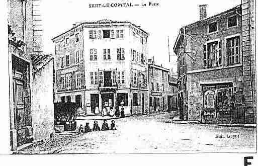 Ville de SURYLECOMTAL Carte postale ancienne