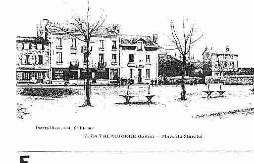 Ville de TALAUDIERE(LA) Carte postale ancienne