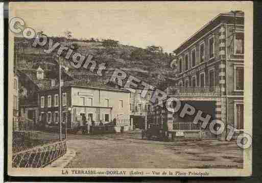 Ville de TERRASSESURDORLAY(LA) Carte postale ancienne