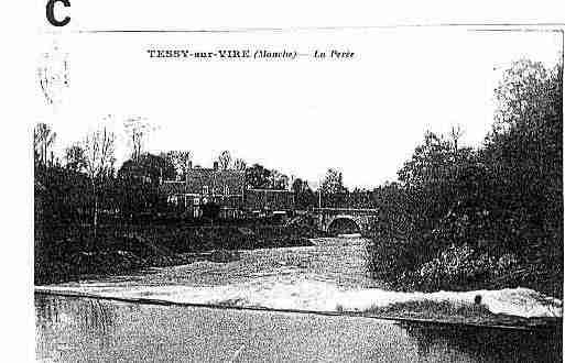 Ville de TESSYSURVIRE Carte postale ancienne