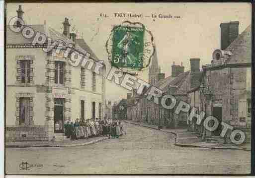 Ville de TIGY Carte postale ancienne