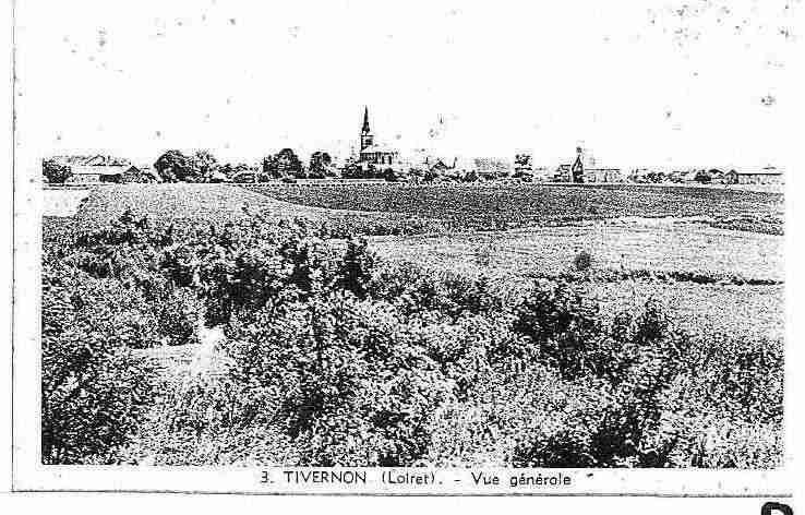 Ville de TIVERNON Carte postale ancienne