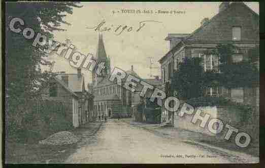 Ville de TOTES Carte postale ancienne