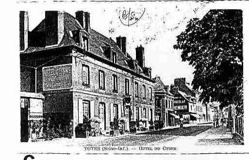 Ville de TOTES Carte postale ancienne