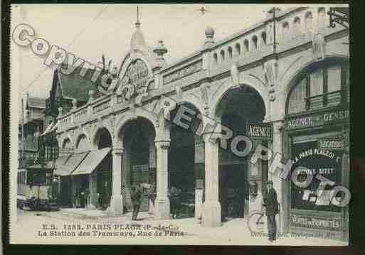 Ville de TOUQUETPARISPLAGE(LE) Carte postale ancienne