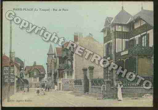 Ville de TOUQUETPARISPLAGE(LE) Carte postale ancienne
