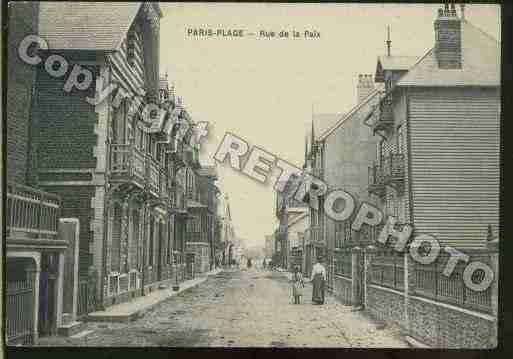 Ville de TOUQUETPARISPLAGE(LE) Carte postale ancienne