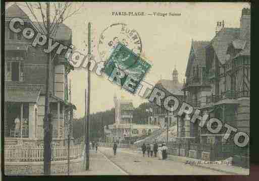 Ville de TOUQUETPARISPLAGE(LE) Carte postale ancienne