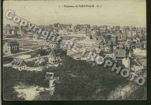 Ville de TOUQUETPARISPLAGE(LE) Carte postale ancienne