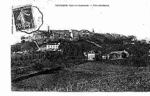 Ville de TOURNOND\'AGENAIS Carte postale ancienne