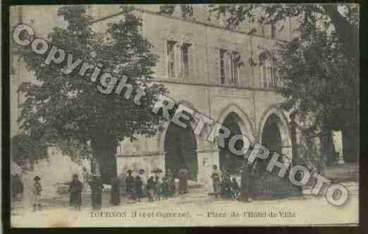 Ville de TOURNOND\'AGENAIS Carte postale ancienne