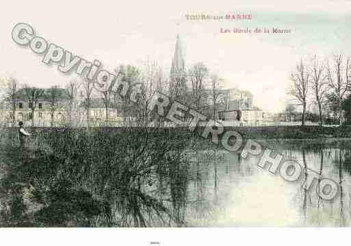 Ville de TOURSSURMARNE Carte postale ancienne