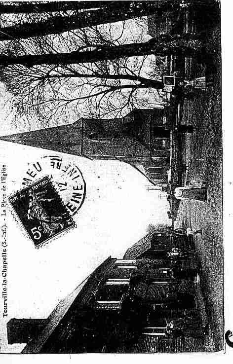 Ville de TOURVILLELACHAPELLE Carte postale ancienne